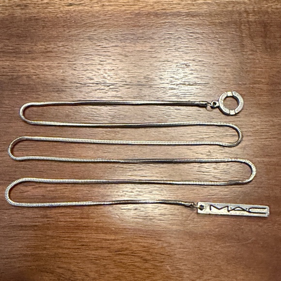 MAC Cosmetics Jewelry - MAC Cosmetics Employee Certification Necklace Rare